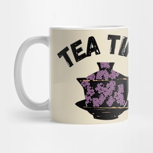 Tea Time Gaiwan Asian Teacup Design Mug